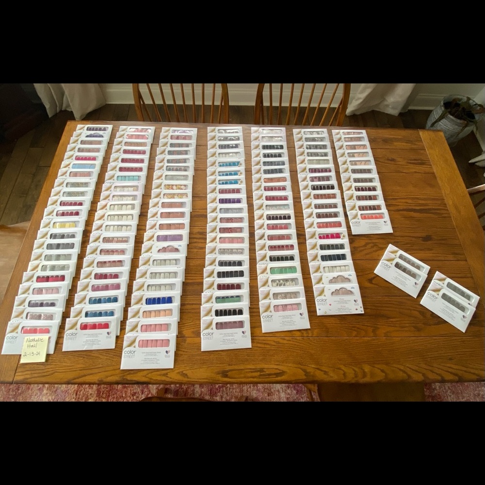 Color Street 134 Sets, 70 Twosies, and 49 Partials